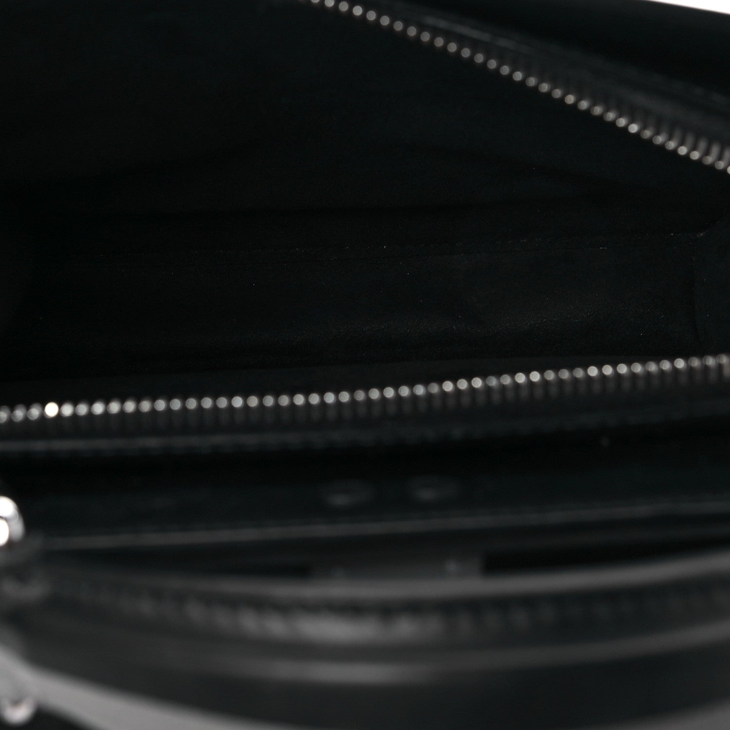 Fendi Cuoio Romano Vitello Cover Monochrome Mini Peekaboo I SEE U Satchel Argilla Black 5 of 7