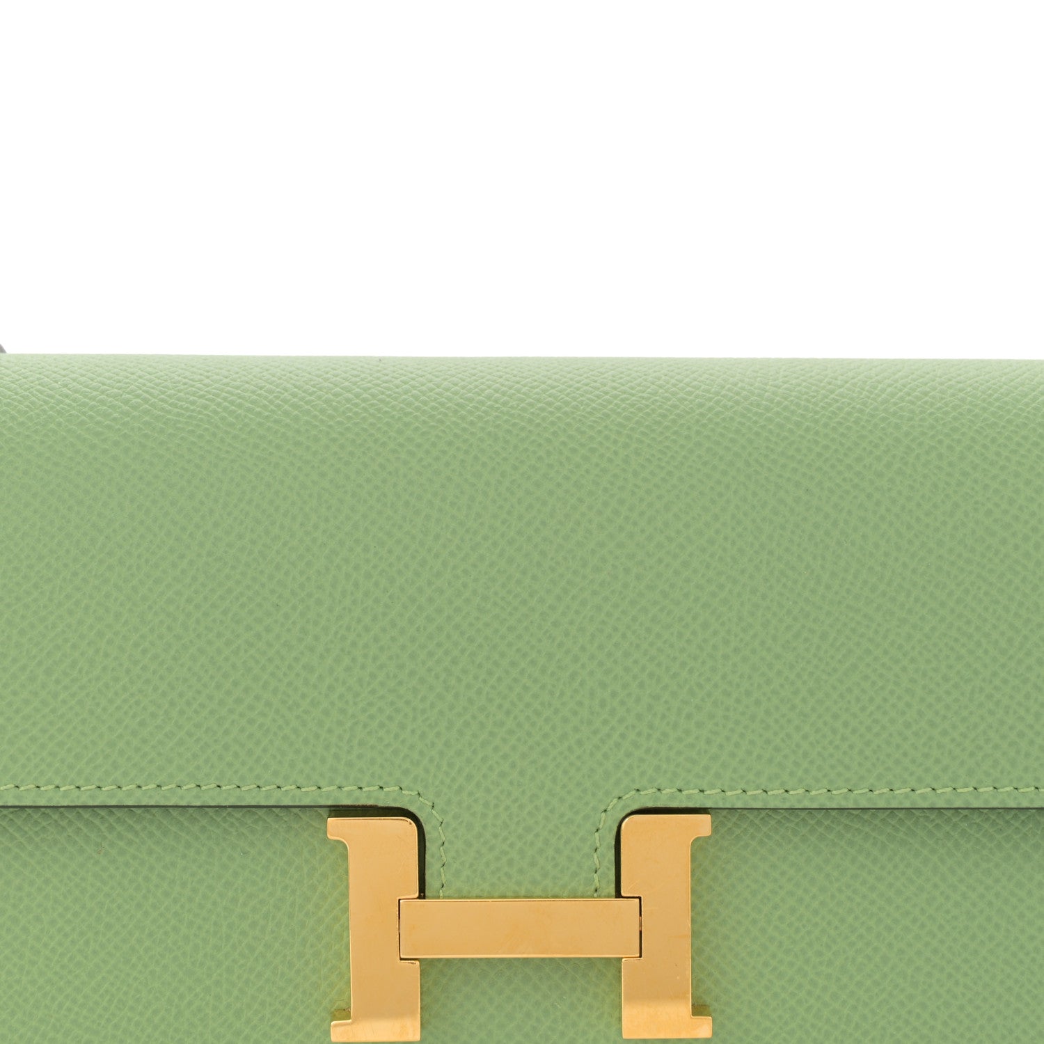 Hermes Epsom Constance Long To Go Wallet Vert Criquet 7 of 9