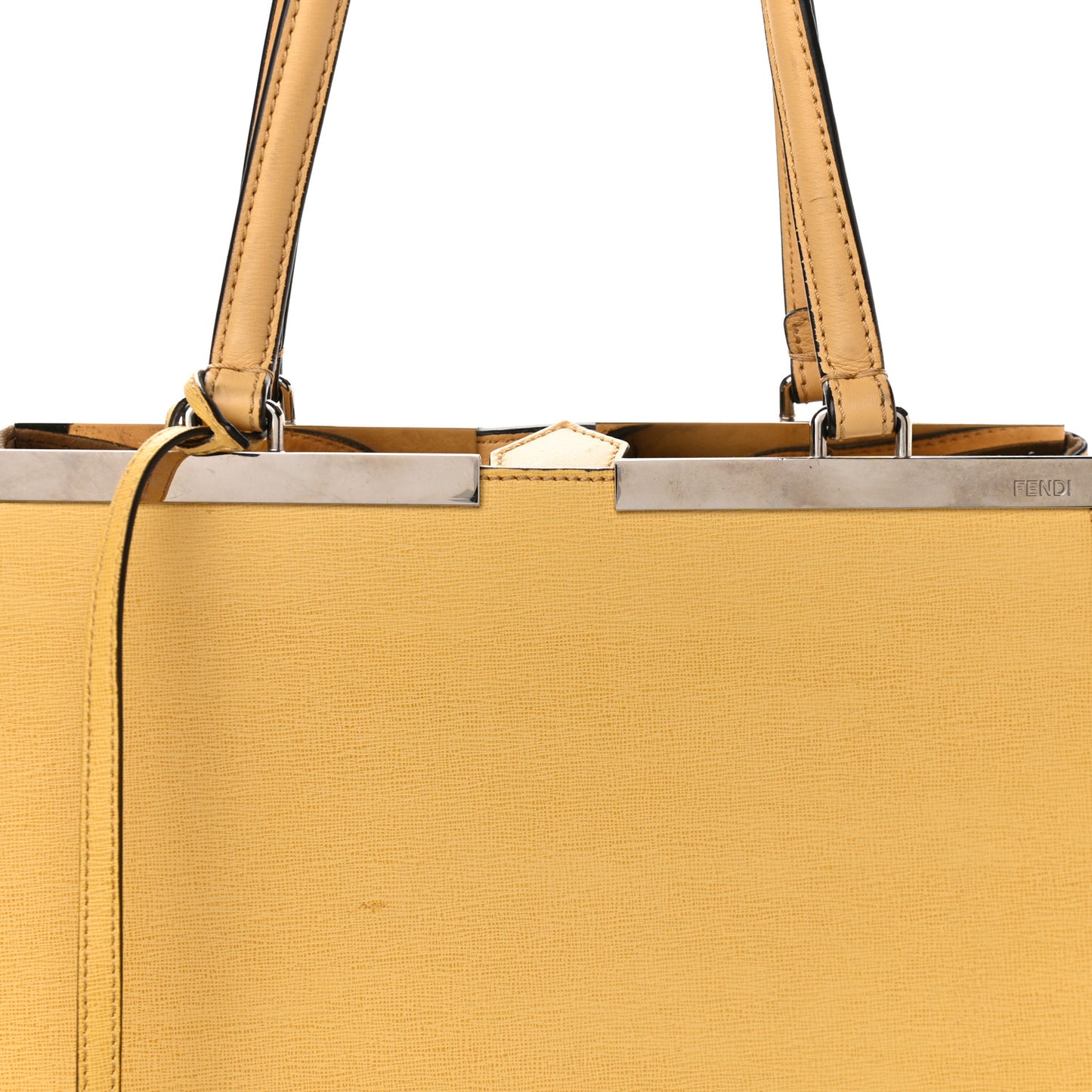 Vitello Elite Flamingo Large 3Jours Tote Giallo Alchemy