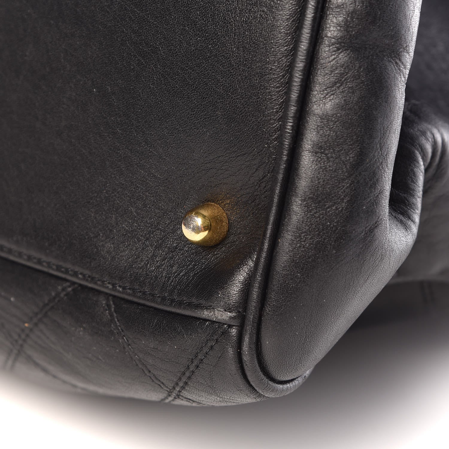 Chanel Calfskin Stitched XL Weekender Black 16 of 20