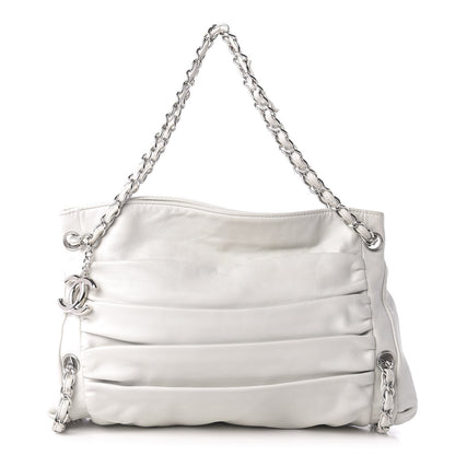 Chanel Lambskin Large Sharpei Bag White 1 of 10