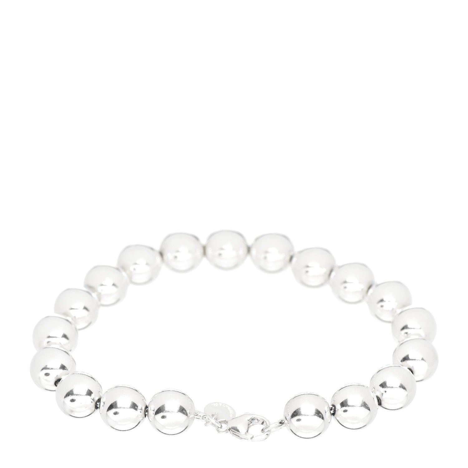 Tiffany Sterling Silver 10mm HardWear Ball Bracelet 3 of 4