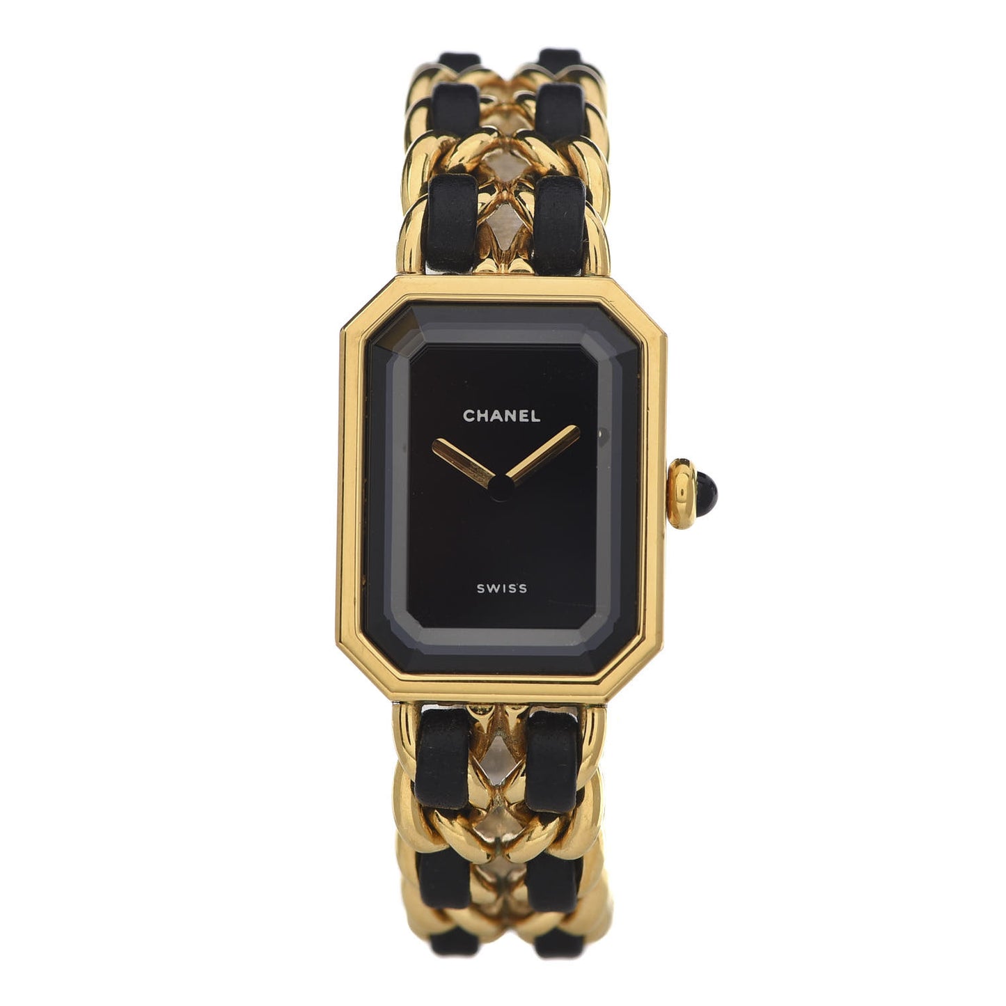 Stainless Steel Lambskin 20mm Chain Premiere Quartz Watch Gold M