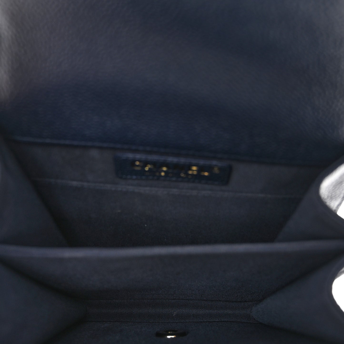 Caviar Quilted North South Boy Flap Blue