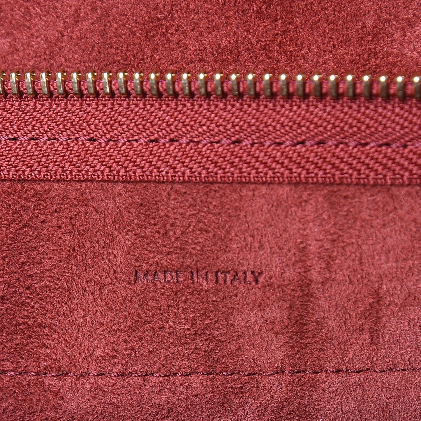 Grained Calfskin Nano Belt Bag Ruby