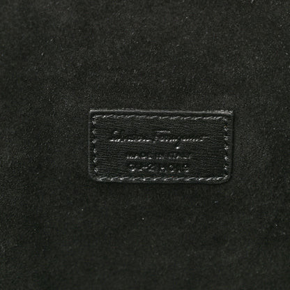 Salvatore Ferragamo Calfskin Medium Gancini Tote Black 9 of 10