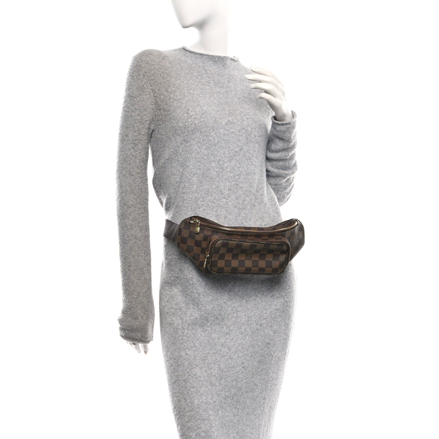 Louis Vuitton Damier Ebene Melville Bum Bag 2 of 10