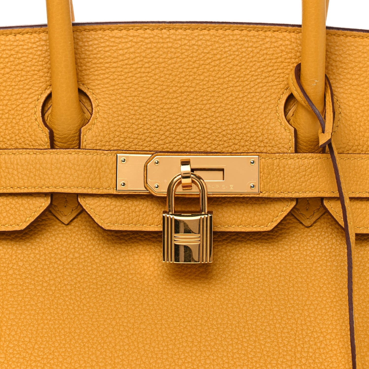 Hermes Togo Birkin 30 Jaune Ambre 11 of 12