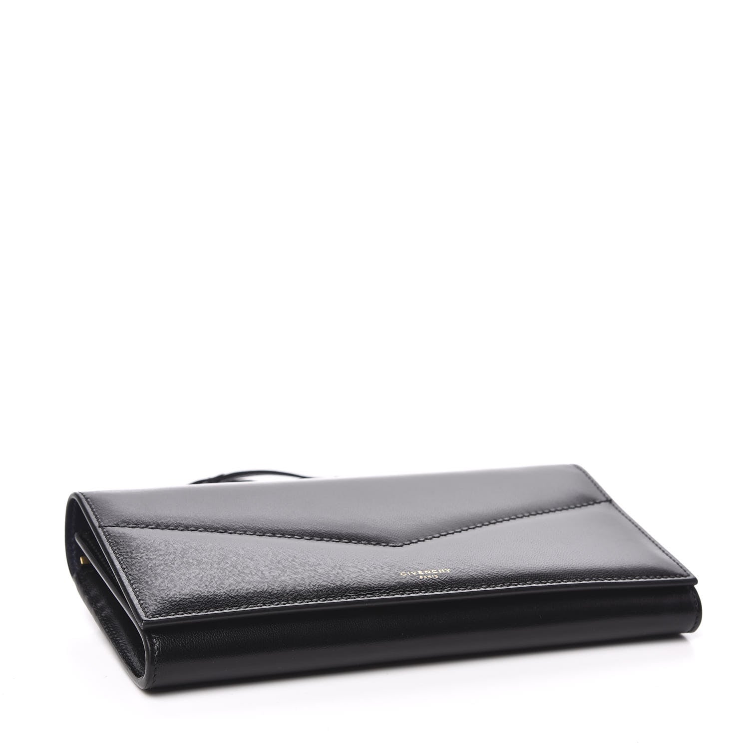 Givenchy Goatskin Edge Chain Wallet Black 4 of 10