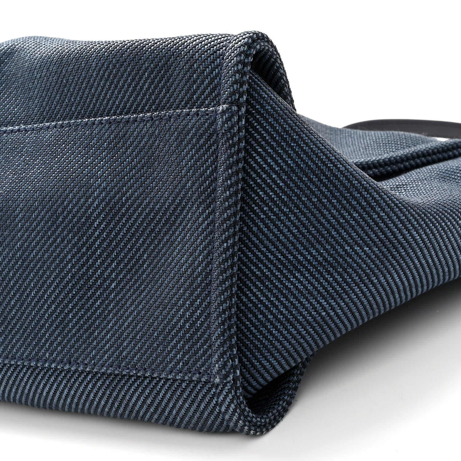 Chanel Denim Medium Deauville Tote Dark Blue 9 of 9