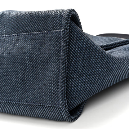 Chanel Denim Medium Deauville Tote Dark Blue 9 of 9