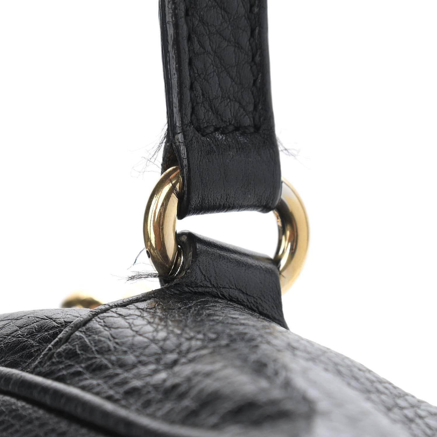 Gucci Pebbled Calfskin Small Soho Disco Bag Black 12 of 12