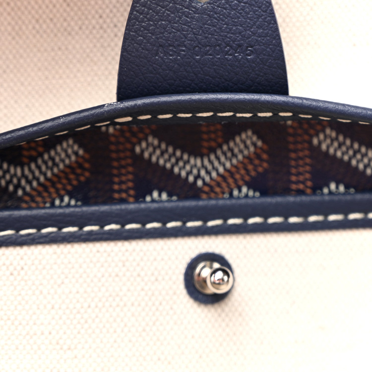 Goyard Goyardine Artois MM Navy 7 of 10