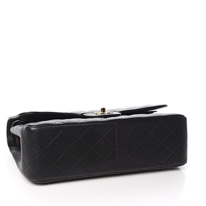 Chanel Caviar Quilted Jumbo Double Flap Black 4 of 11