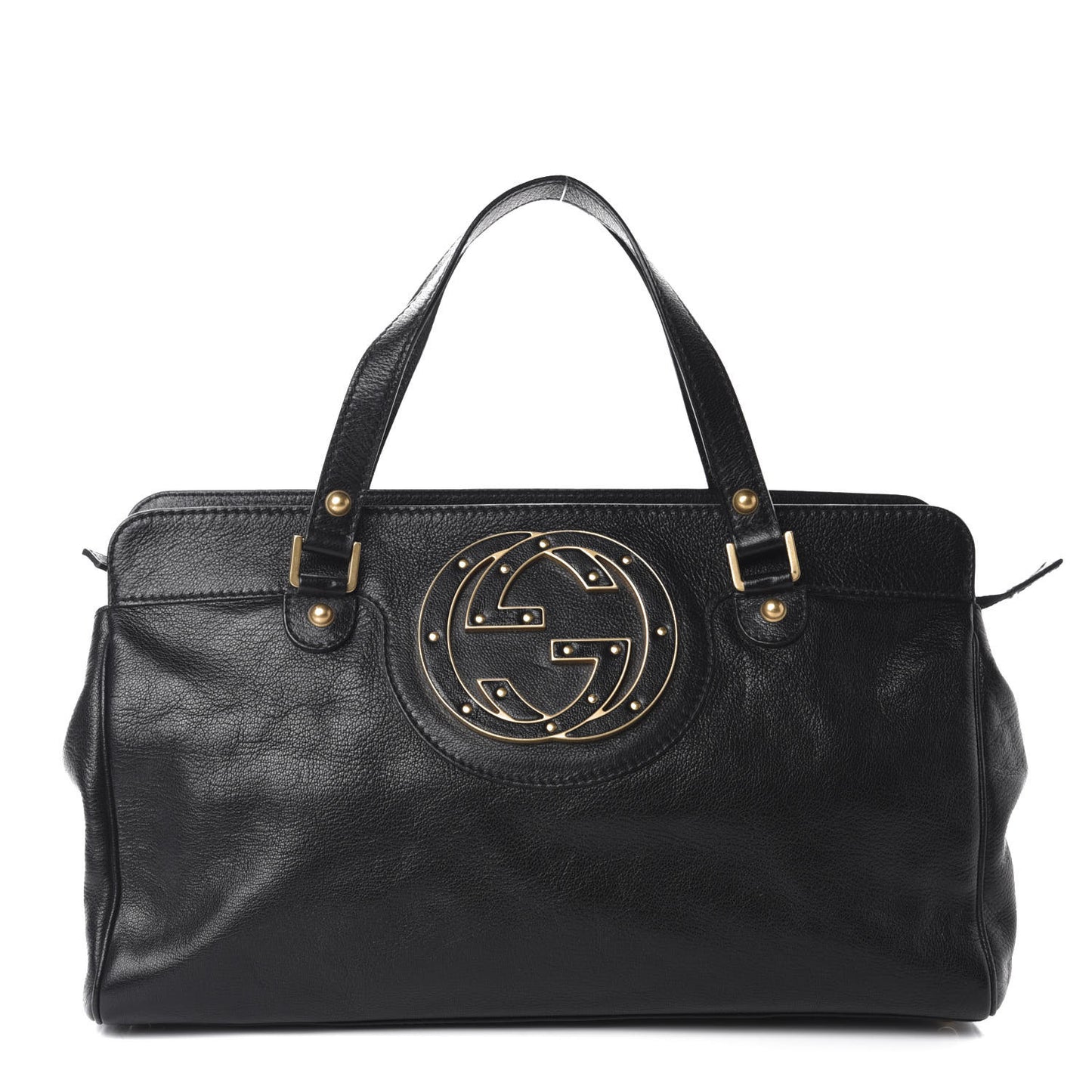 Calfskin Blondie Satchel Black