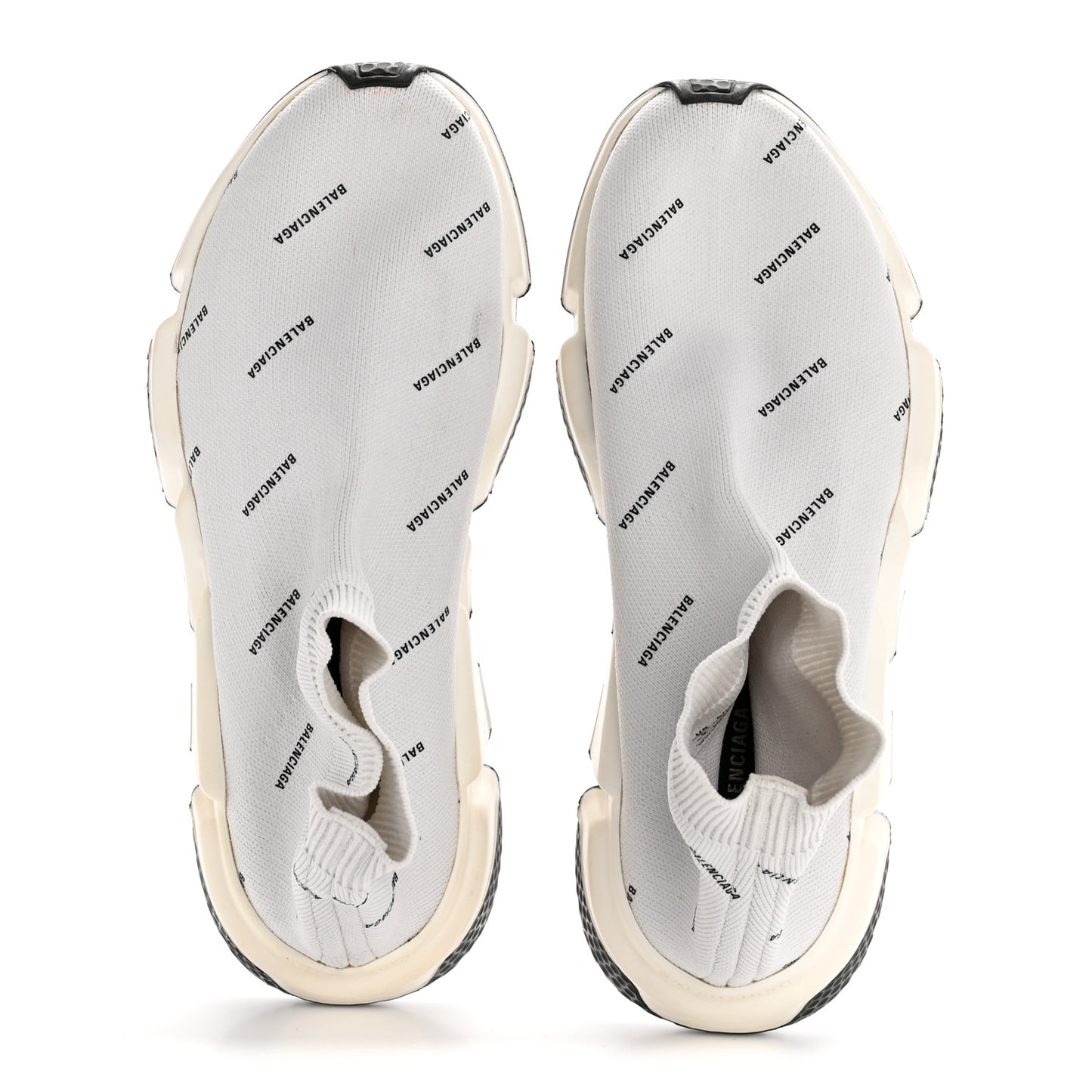 Technical 3D Recycled Knit Allover Logo Womens Speed 2.0 Sneakers 38 White