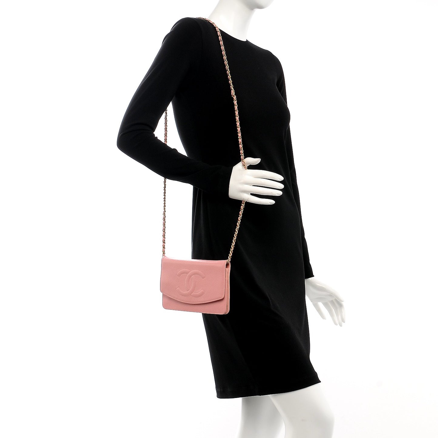 Caviar Timeless CC Wallet On Chain WOC Pink