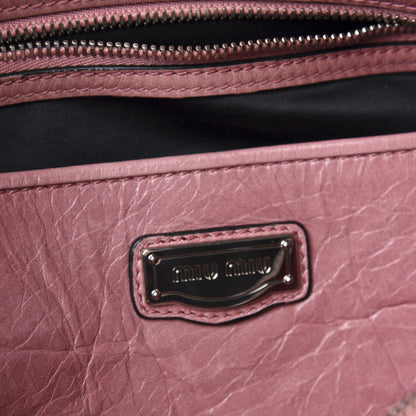 Miu Miu Vitello Lux Medium Bow Bag Loto 9 of 10