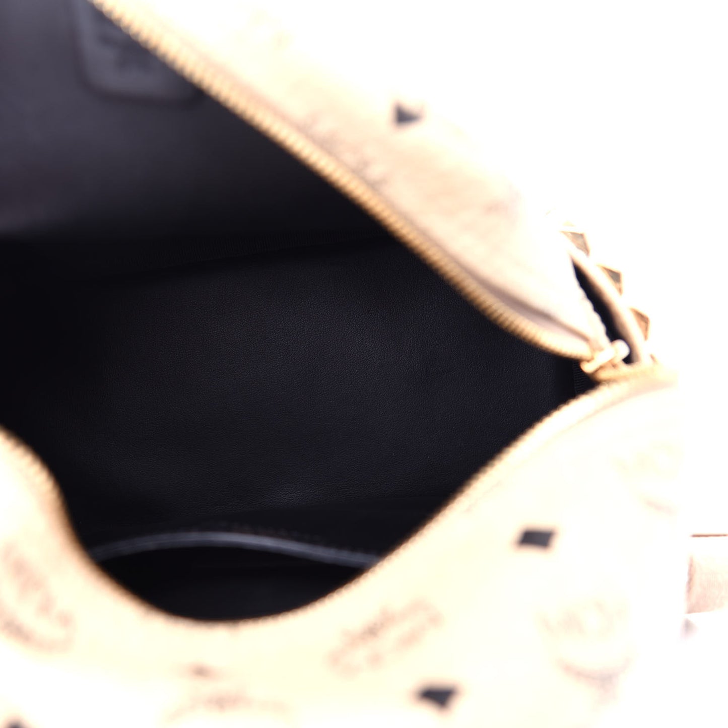 Visetos Small Side Stud Stark Backpack Beige