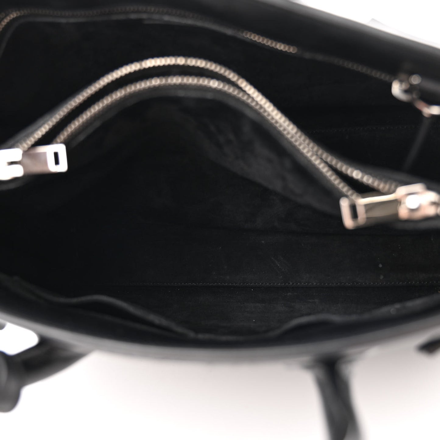 Python Calfskin Embossed Small Sac de Jour Black