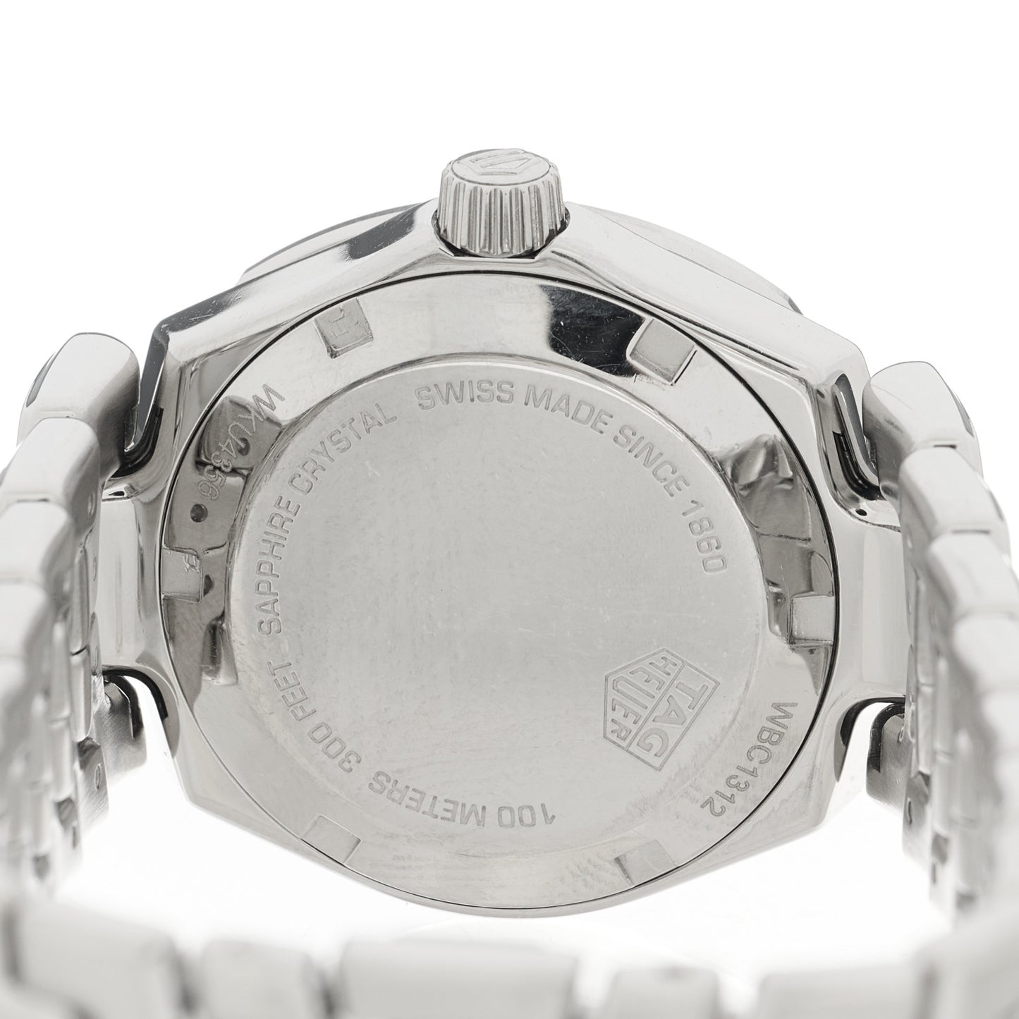 Stainless Steel Diamond Mother of Pearl 32mm Link Quartz Watch WBC1312