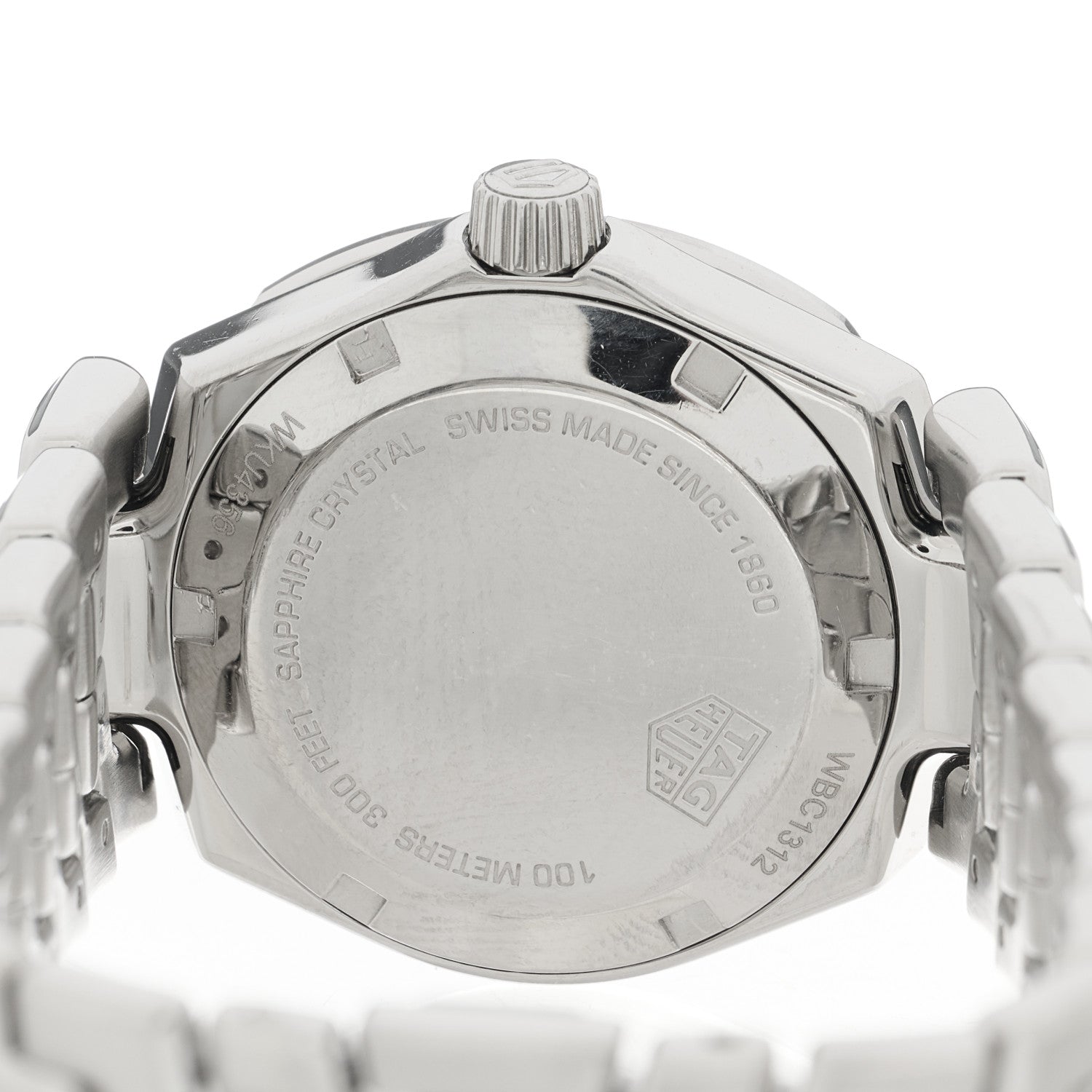 Tag Heuer Stainless Steel Diamond Mother of Pearl 32mm Link Quartz Watch WBC1312 4 of 4