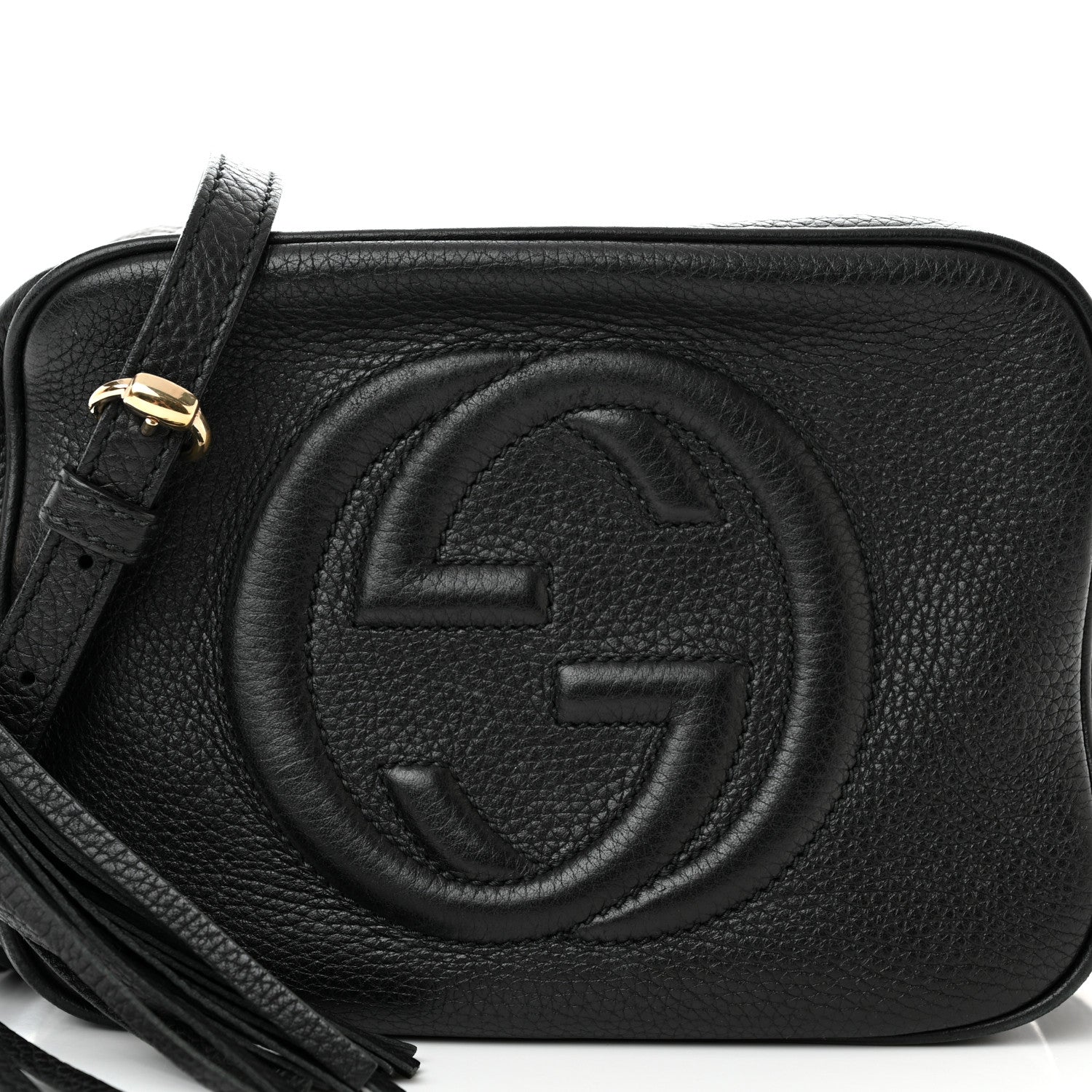 Gucci Pebbled Calfskin Small Soho Disco Bag Black 8 of 11