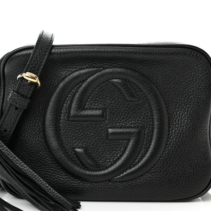 Gucci Pebbled Calfskin Small Soho Disco Bag Black 8 of 11