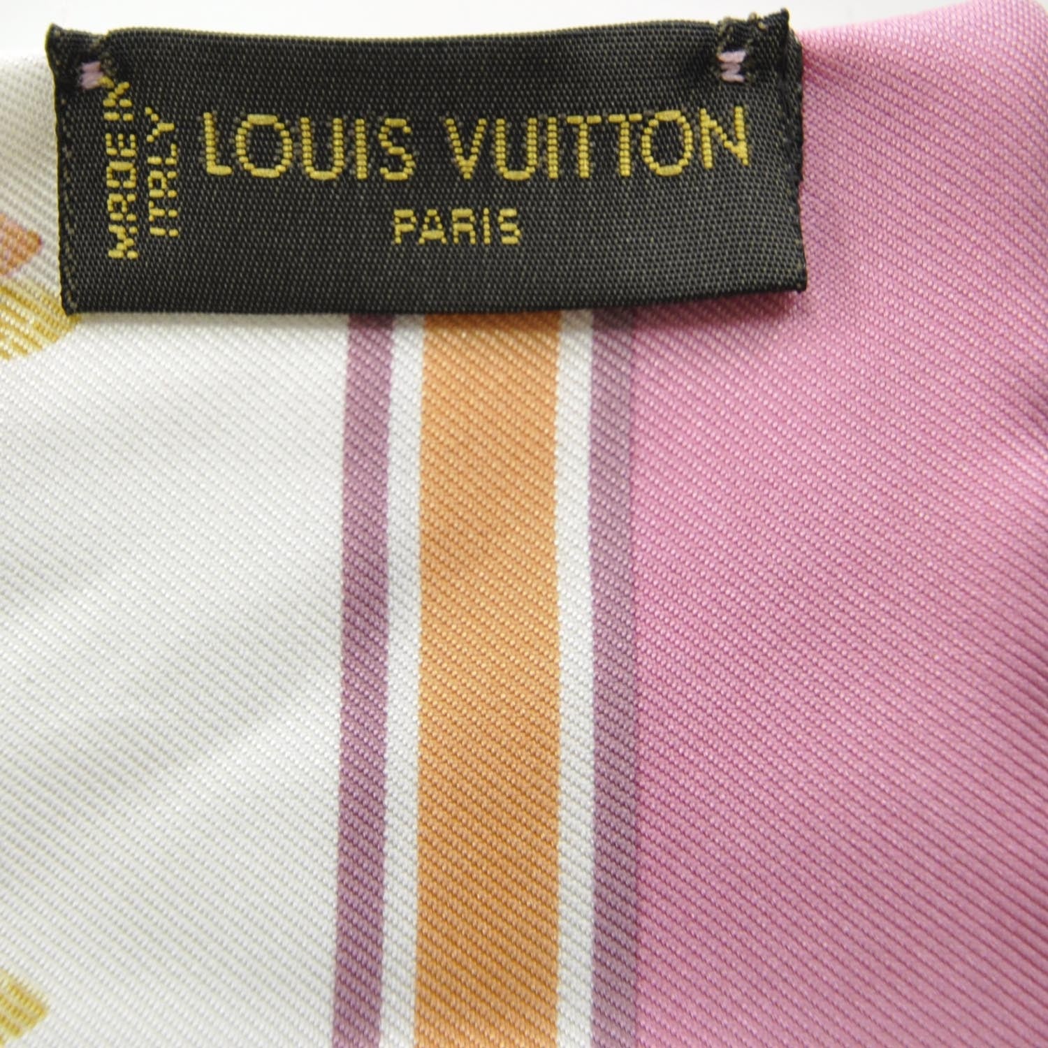 Louis Vuitton Silk Watercolor Aquarelle Bandeau White 4 of 5