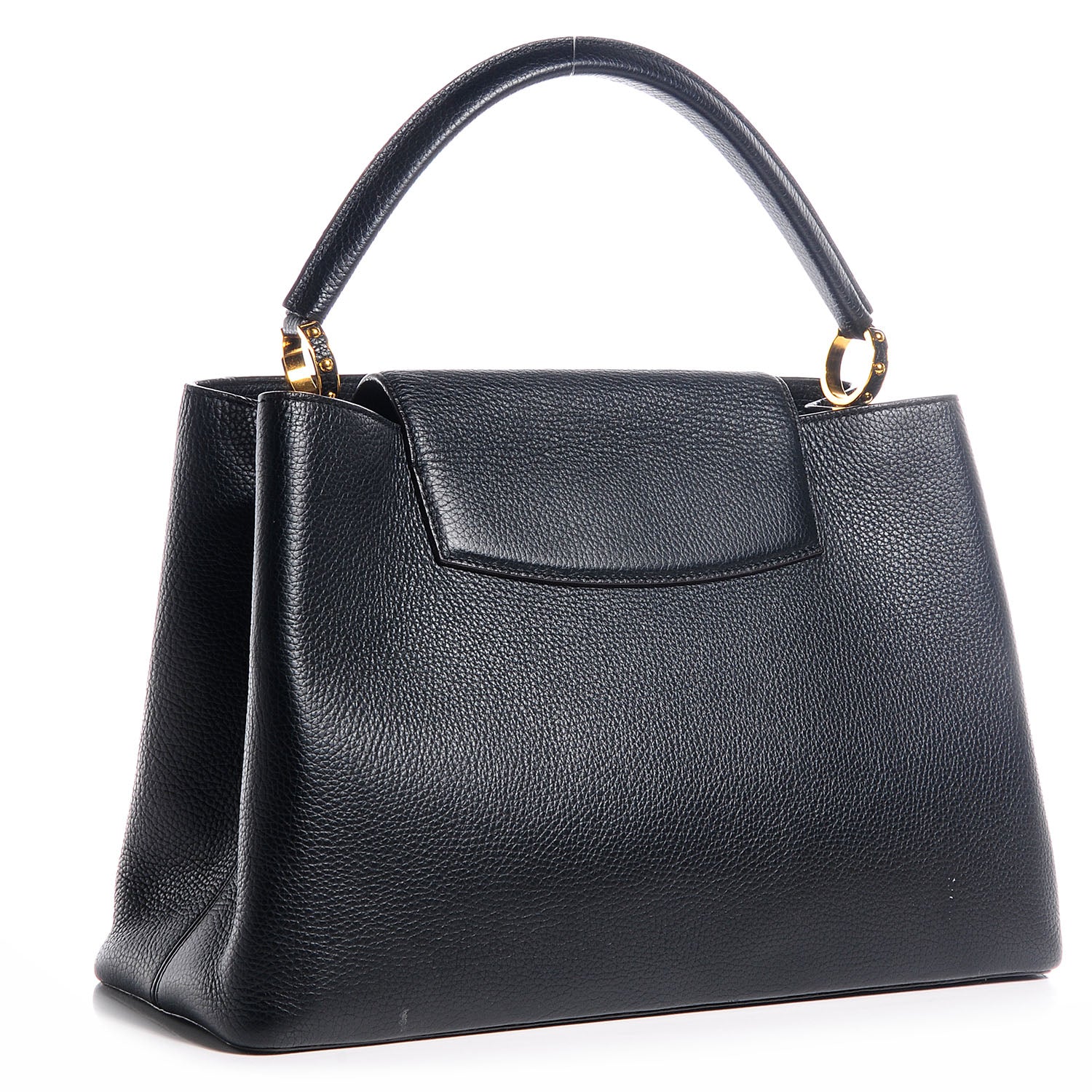 Louis Vuitton Taurillon Capucines GM Black 3 of 7