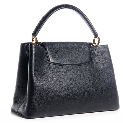 Louis Vuitton Taurillon Capucines GM Black 3 of 7
