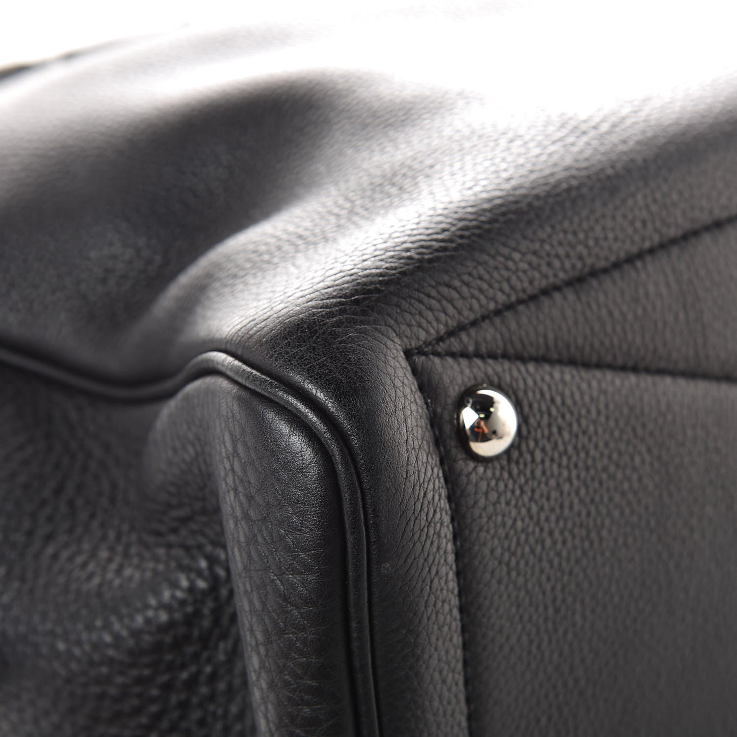Hermes Taurillon Clemence Victoria II 35 Black 10 of 13