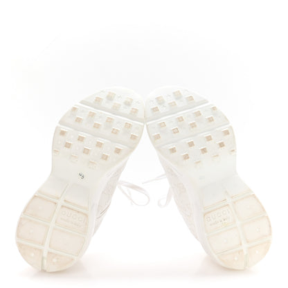 Gucci GG Supreme Monogram Womens Rhyton Sneakers 35.5 White 7 of 9