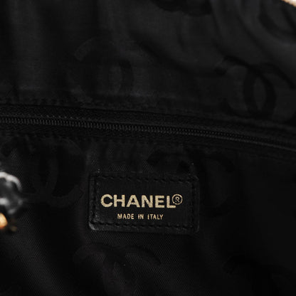 Chanel Calfskin Diamond Stitch Surpique Shoulder Bag Black 6 of 7