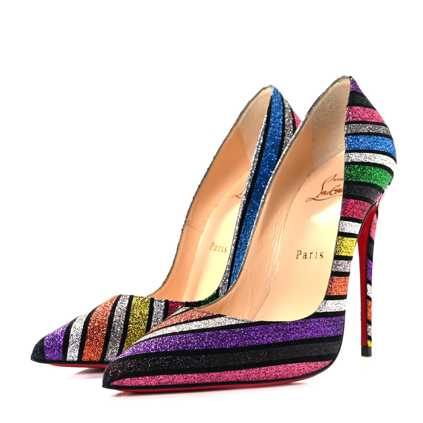 Suede Stripyglitter So Kate 120 Pumps 37 Multi