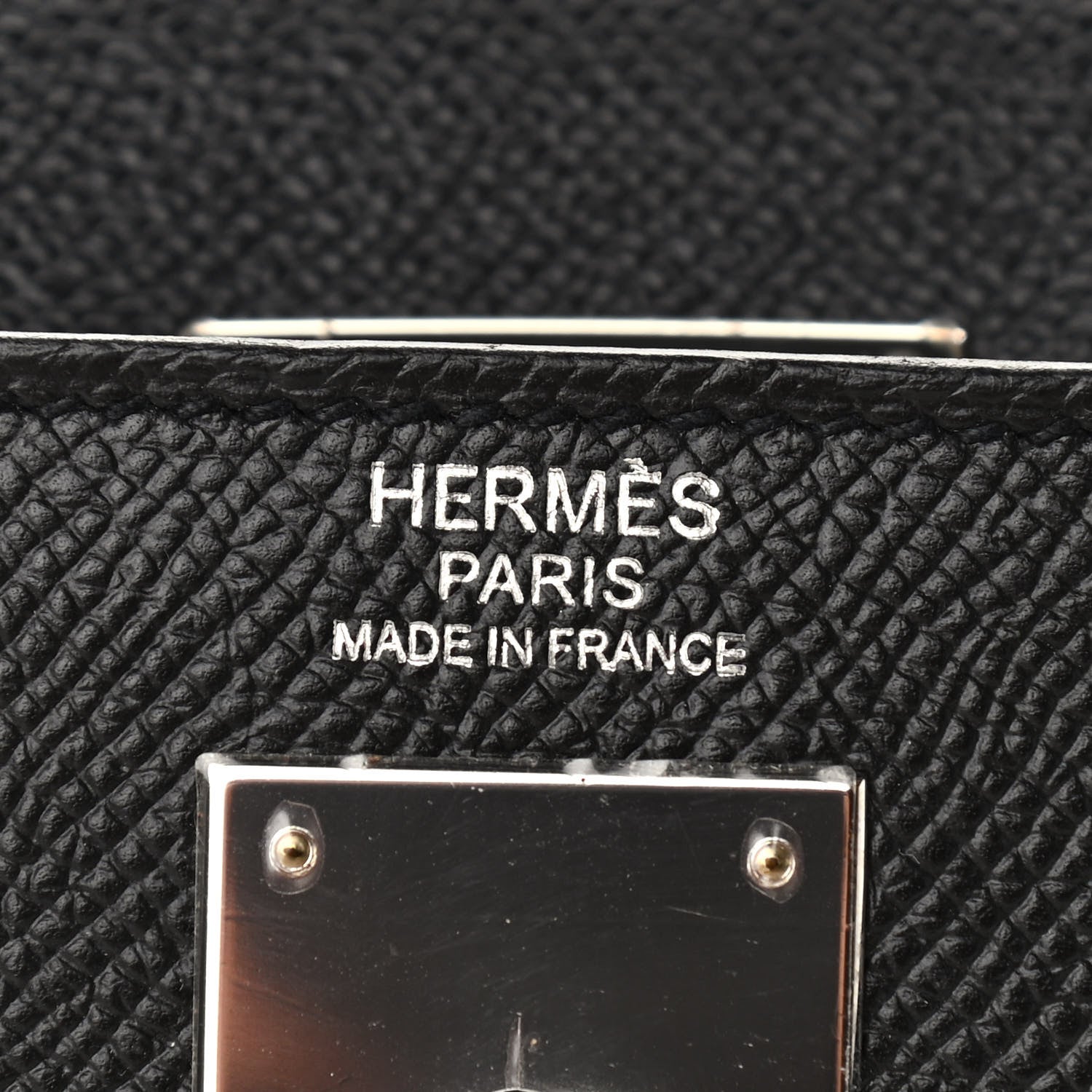 Hermes Epsom Kelly Sellier 32 Black 7 of 14