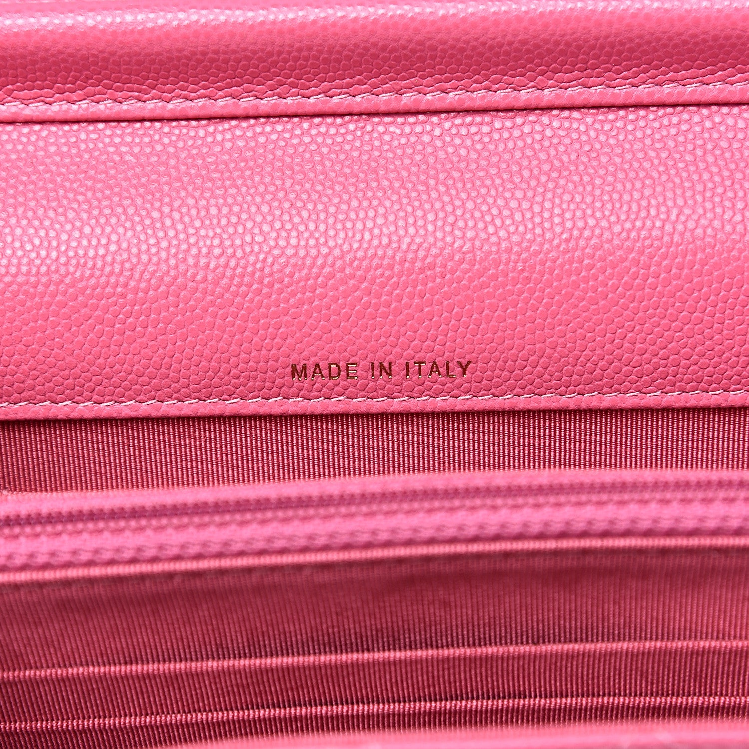 Chanel Caviar Quilted Square Wallet On Chain WOC Pink 6 of 10