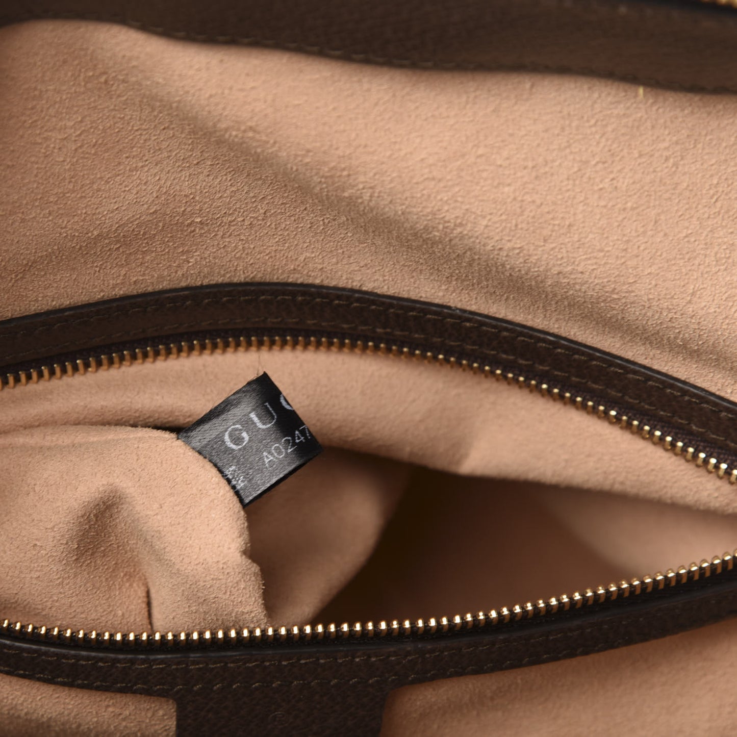 GG Supreme Monogram Web Medium Ophidia Tote Bag Brown
