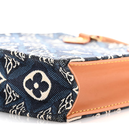 Louis Vuitton Jacquard Since 1854 Petit Sac Plat Blue 10 of 14