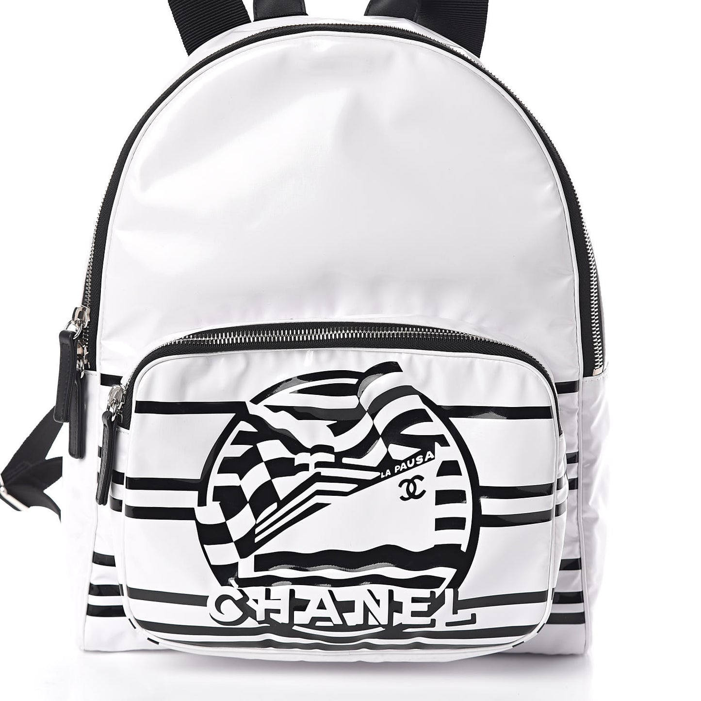 Vinyl La Pausa Bay Backpack White