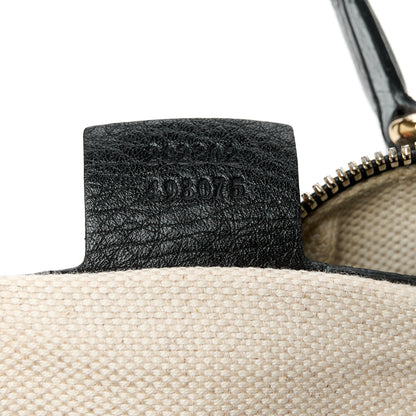 Gucci Pebbled Calfskin Medium Soho Boston Black 8 of 13