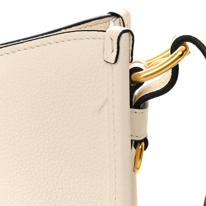 Prada Vitello Daino Hobo Messenger Bag White 14 of 15