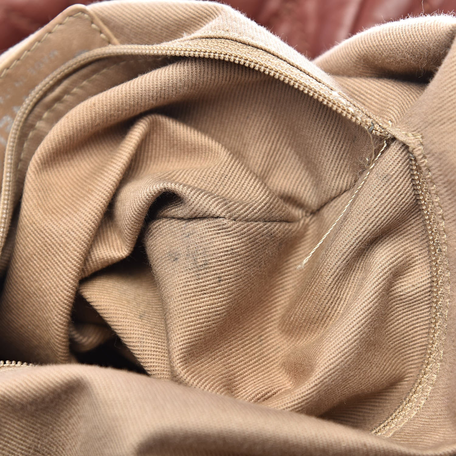 Chanel Distressed Lambskin Vintage Ligne Lady Braid Tote Brown 10 of 14