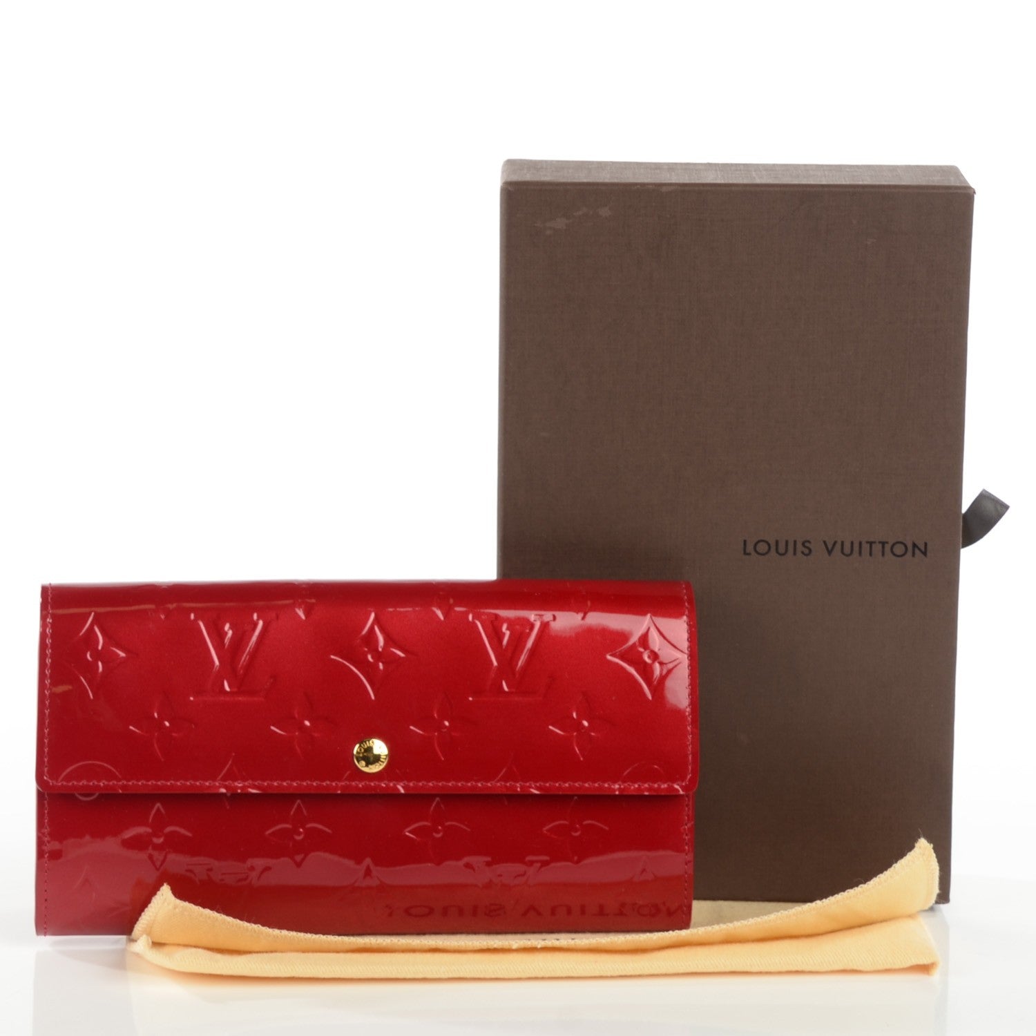 Louis Vuitton Vernis Sarah Wallet Pomme D'Amour 5 of 8