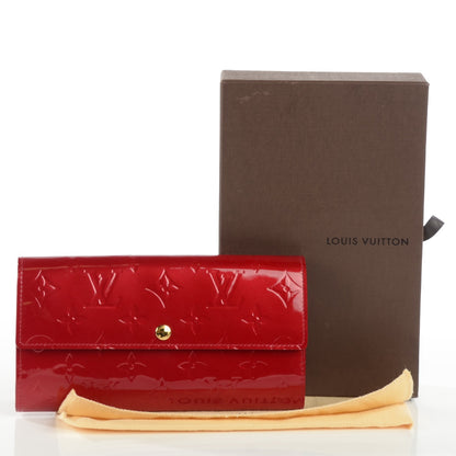 Louis Vuitton Vernis Sarah Wallet Pomme D'Amour 5 of 8