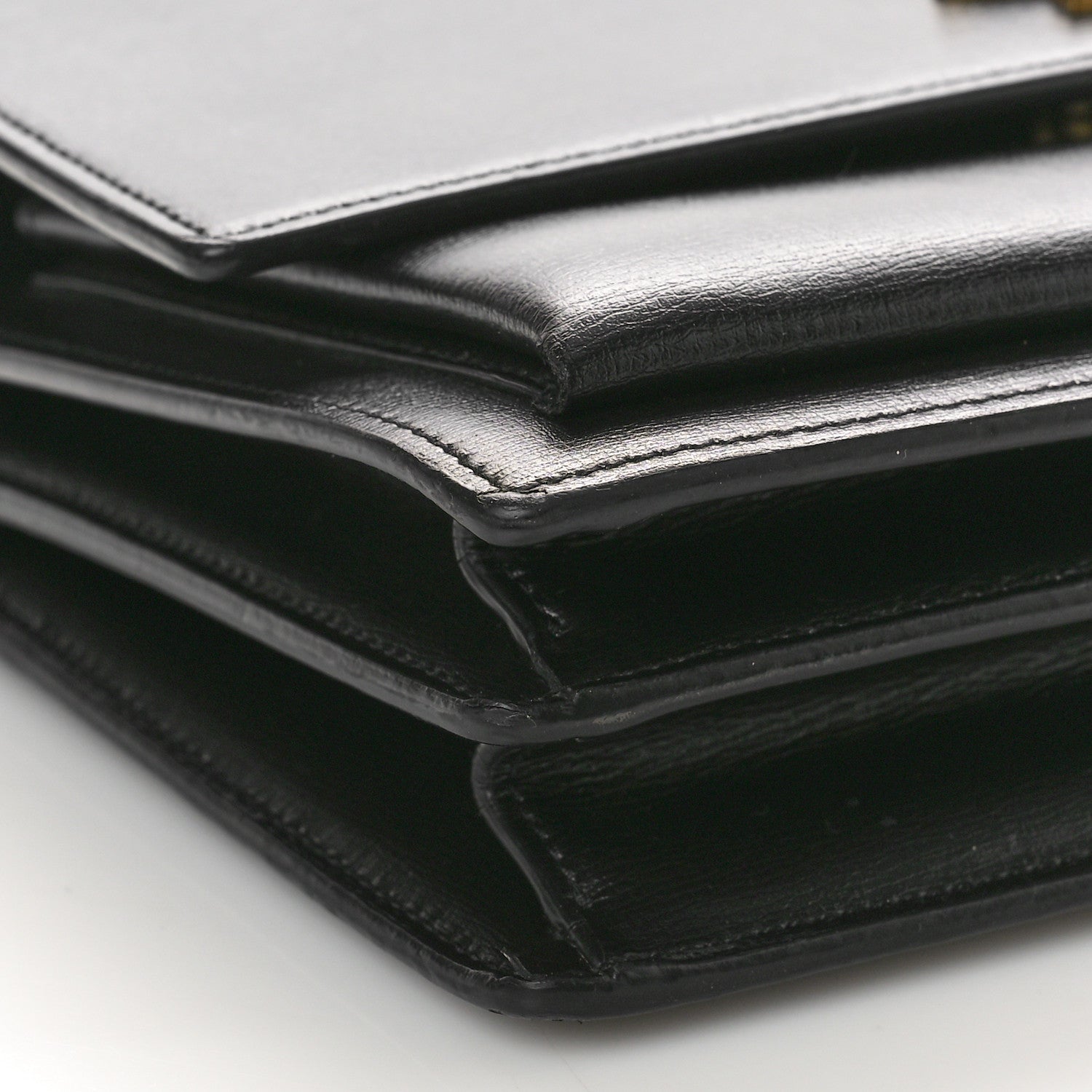 Saint Laurent Calfskin Medium Monogram Sunset Black 9 of 11
