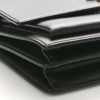 Saint Laurent Calfskin Medium Monogram Sunset Black 9 of 11