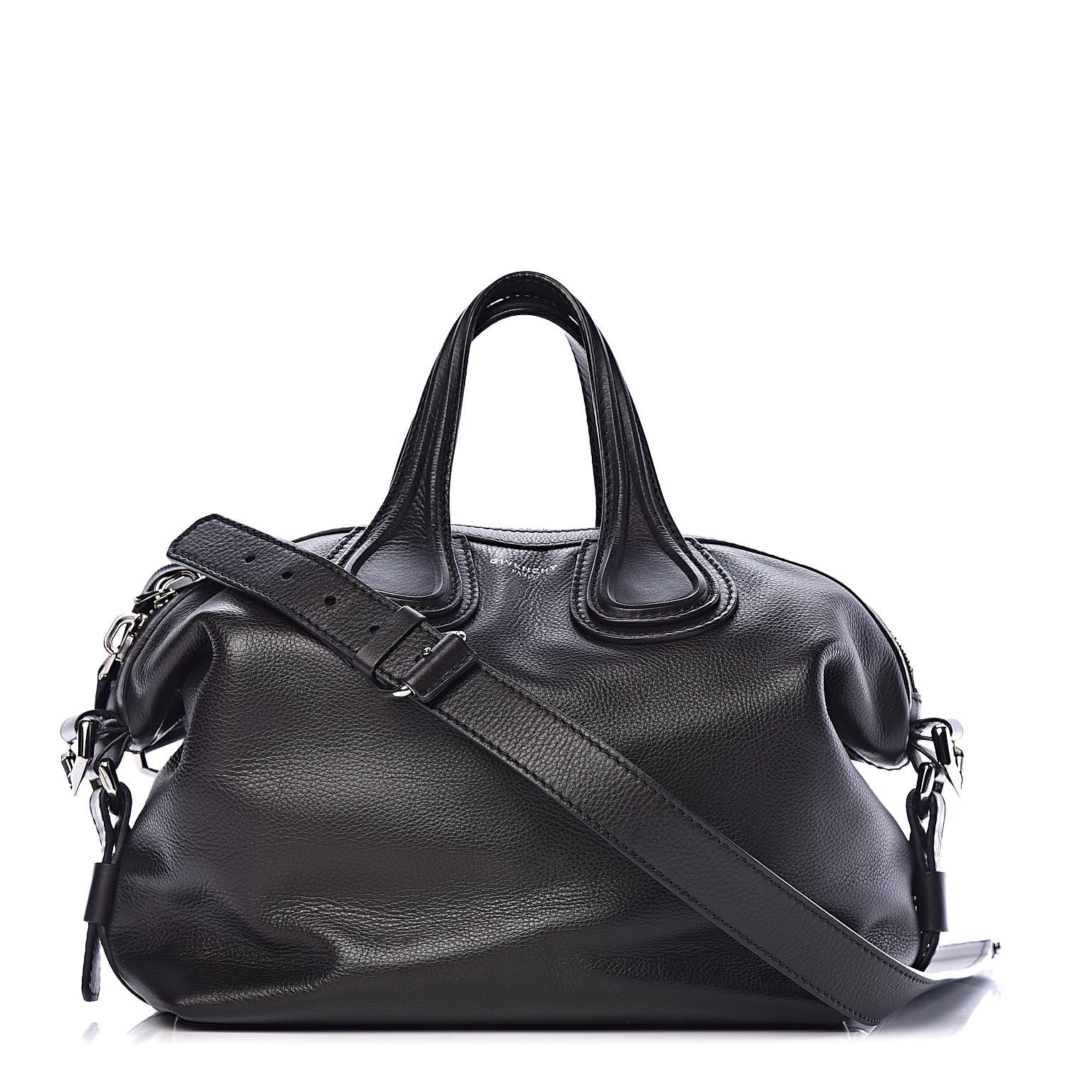 Givenchy Waxy Grained Calfskin Small Nightingale Black 1 of 12