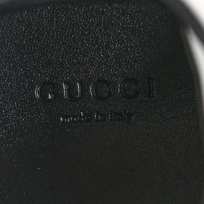 Gucci Calfskin Womens Interlocking G Sneakers 40 Black White 7 of 11