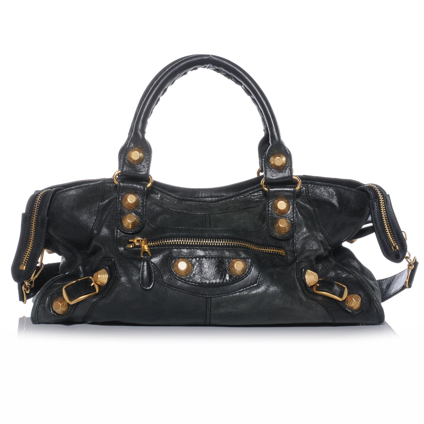Agneau Giant 21 Gold Hardware Part Time Black